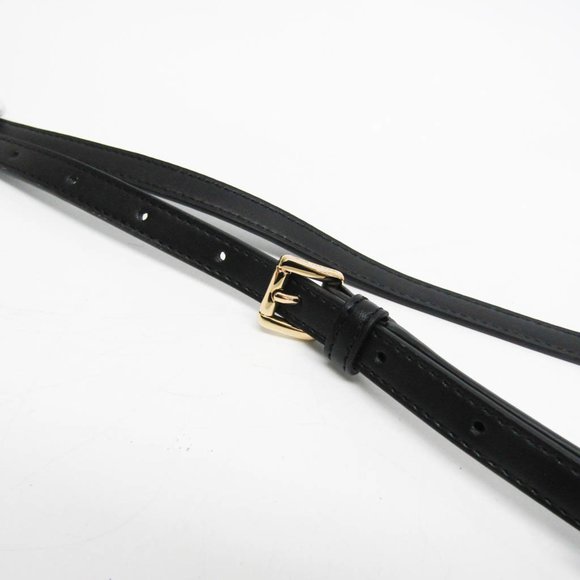 Michael Kors DOVER 35R3G4DC5L Women's Leather Shoulder Bag Black - Picture 6 of 11